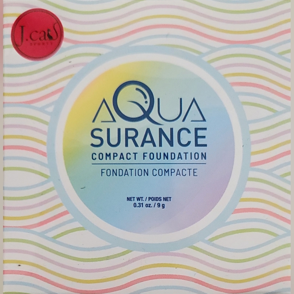 J.Cat Aqua Surance powder foundation in Ivory